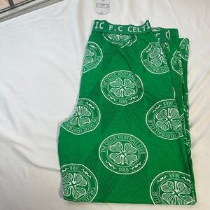 Celtic football club pajama pants Green Lounge Pants